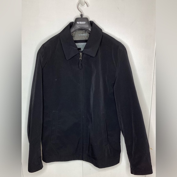 Perry Ellis potfolio poly tech black zip up jacket. Small - Picture 1 of 10